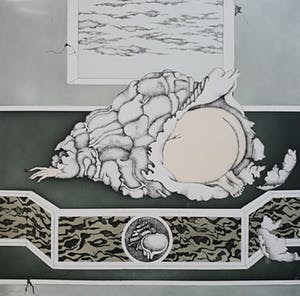 Katinka Niederstrasser - Schuilend naakt, aquatint ets kopen? Bied vanaf 40!