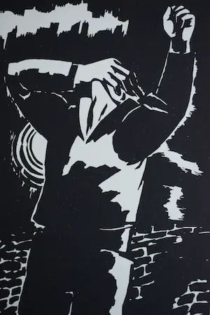 Buy Frans Masereel - Houtgravure - Désespoir? Bid from 75!