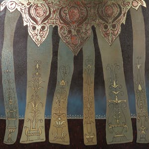 Valentin Bakardjiev - Olieverf op doek, Memories of the Palace IV - Ingelijst (Groot) kopen? Bied vanaf 100!