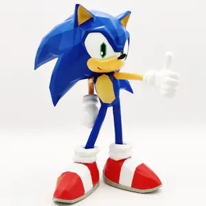 Richard Orlinski - SONIC THE HEDGEHOG – 35-jährige Jubiläum – Skulptur – LIMITED EDITION kopen? Bied vanaf 270!
