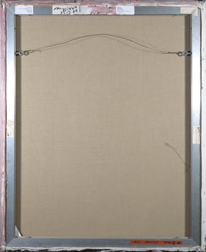 Bert Braam - Acryl op doek, De roze waaier kopen? Bied vanaf 80!