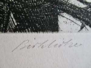 Niet of onleesbaar gesigneerd - 11 etsen div. kunstenaars oa Lehmann Cabell Harris Kirchgaesser kopen? Bied vanaf 1!