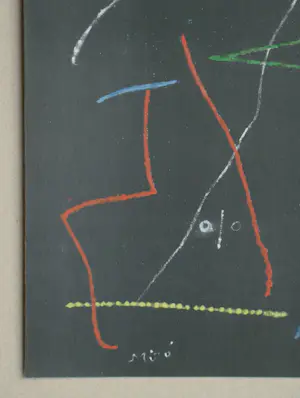 Joan Miro - Personnage dans la nuit - 1958 - Pochoir kopen? Bied vanaf 100!