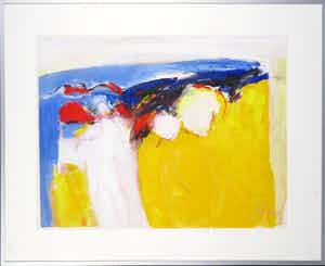 Franscz Witte - Acryl op papier, Ruimte om lief te hebben - Ingelijst verkocht voor € 20!