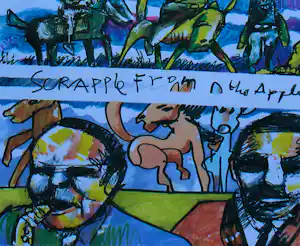 Buy Herman Brood - Ingelijste zeefdruk: Scrapple from the Apple - 1992? Bid from 199!