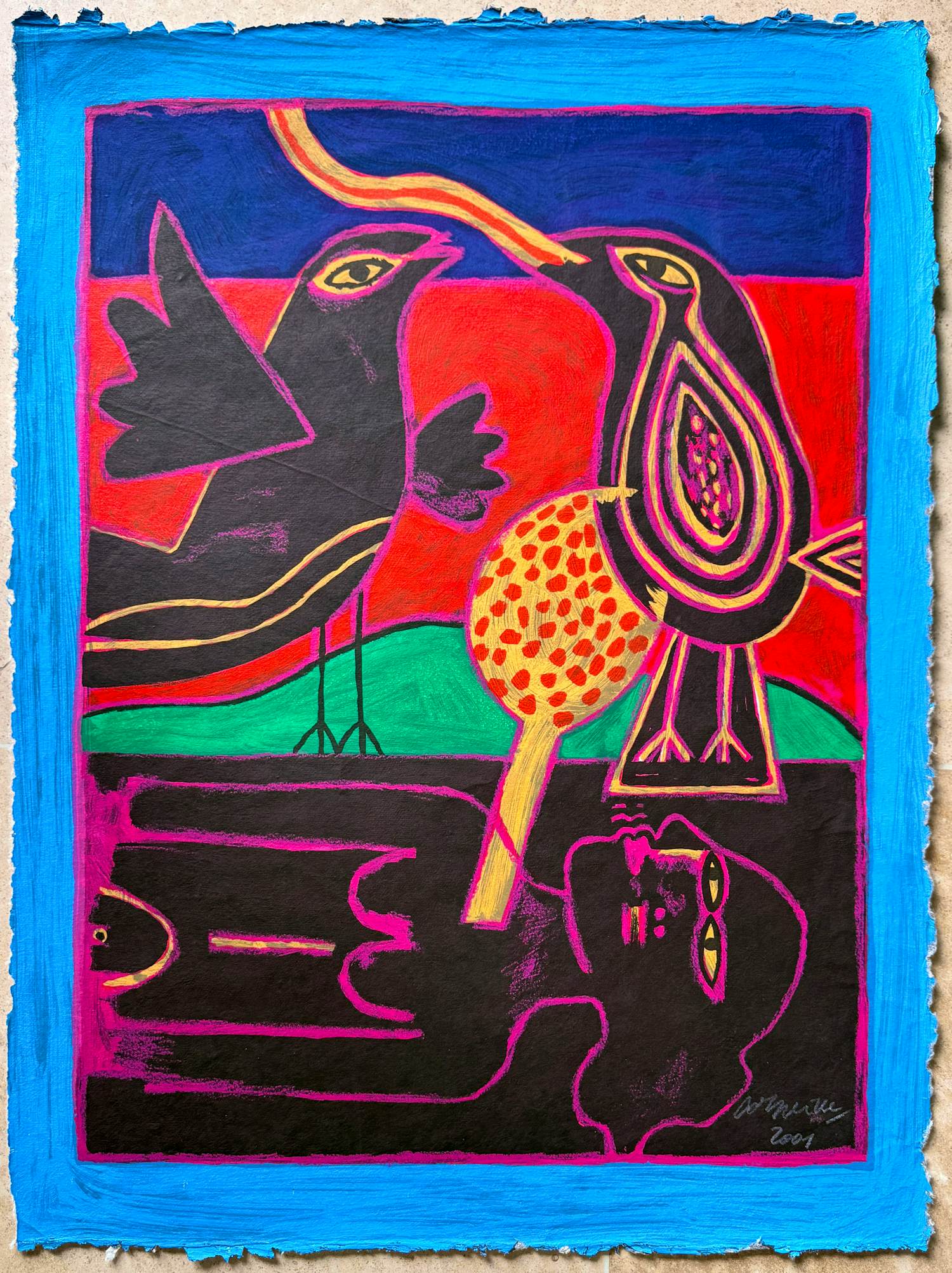 Corneille - Lithograph: 'Mali' (2001) kopen? Bied vanaf 285!