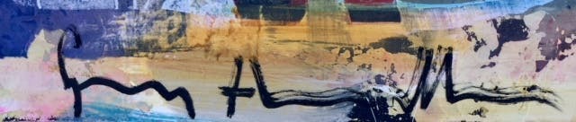 George Heidweiller - Acrylverf en gemengde techniek op hout - gesigneerd- zonder titel. kopen? Bied vanaf 110!