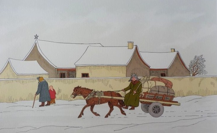 AcheterVincent Haddelsey - Kleurenlitho THE WORKHORSE Handgesigneerd? Enchérissez de 55!