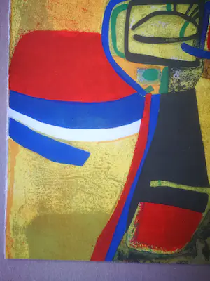 Maurice Esteve - Corne a Licou. Abstracte figuren. kopen? Bied vanaf 59!
