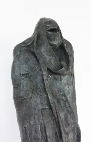 Kiny Copinga - Brons, Gesluierde vrouw (Groot) kopen? Bied vanaf 1250!