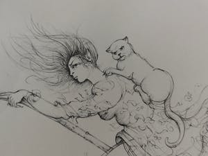 Leonor Fini - La Sorcière sur le Balai kopen? Bied vanaf 35!