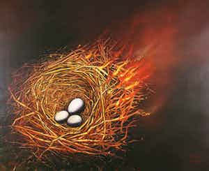 Bruno Bruni - Kleurenoffset-litho COVO Handgesigneerd. verkocht voor € 45!