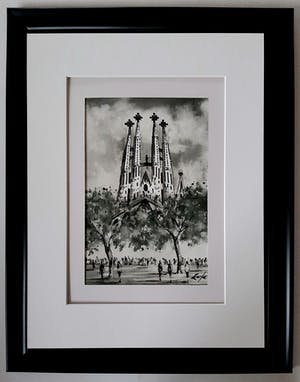 Niet of onleesbaar gesigneerd - Barcelona - M.J.Zafra kopen? Bied vanaf 1!