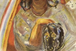 Pierre Bonnard - litho uit 1939 - Jeune fille dans une barque/le petit dejeuner kopen? Bied vanaf 30!