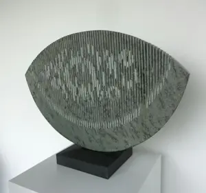 Kubach & Kropp - Groot zwaar beeld uit graniet, Stein für die Stille + 2 boeken! kopen? Bied vanaf 1200!