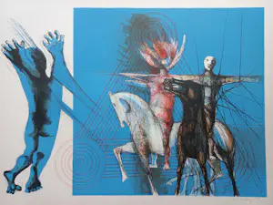 Aat Verhoog - – gesigneerde litho – prent 190 kaufen? Bieten Sie von 20!
