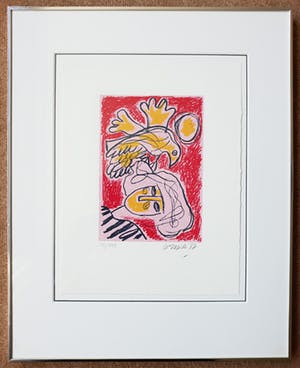 Corneille - Allegro, zeefdruk (mooi ingelijst) kopen? Bied vanaf 1!