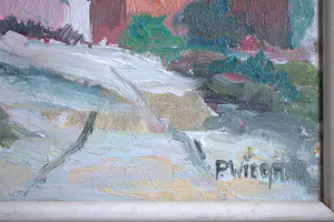 Piet Wiegman (II) - landschap Belgische kust kopen? Bied vanaf 120!