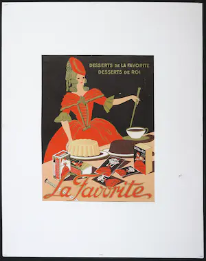 Niet of onleesbaar gesigneerd - Offsetlitho, Desserts de la favorite. Desserts de Roi kopen? Bied vanaf 1!