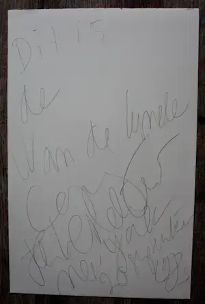 Jan Henderikse - Paarse map met foto's: I found a picture of you, those were the happiest days.. kopen? Bied vanaf 695!