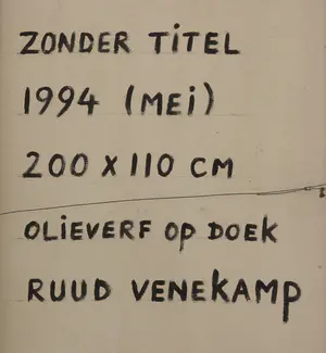 Ruud Venekamp - Olieverf op doek, Zonder titel - Ingelijst (Zeer groot) kopen? Bied vanaf 1!