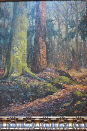 Jan Kruysen - Landschap, ingelijst in antieke lijst. kopen? Bied vanaf 200!