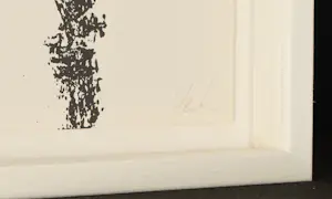 Günther Uecker - Signiert, Zink-Hochdruck, - Exklusiver Probedruck 1969 - hochwertig gerahmt kaufen? Bieten Sie von 890!