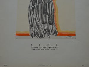 Niet of onleesbaar gesigneerd - 5 pochoirs uit 'STYL' 1922/1923 kopen? Bied vanaf 1!