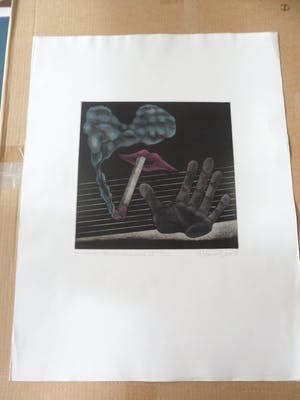 Helen van der Deen - Mezzotint. Titel, Afscheidsritueel IV. kopen? Bied vanaf 25!