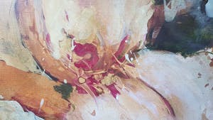 Hans Vanhorck - IRIS - acryl op doek, handgesigneerd en verso 1993 kopen? Bied vanaf 395!