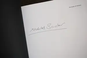 Nicholas Sinclair - Gesign. boek met 48 foto's Britse kunstenaars: Gilbert&George-R.Hamilton-e.v.a kopen? Bied vanaf 30!