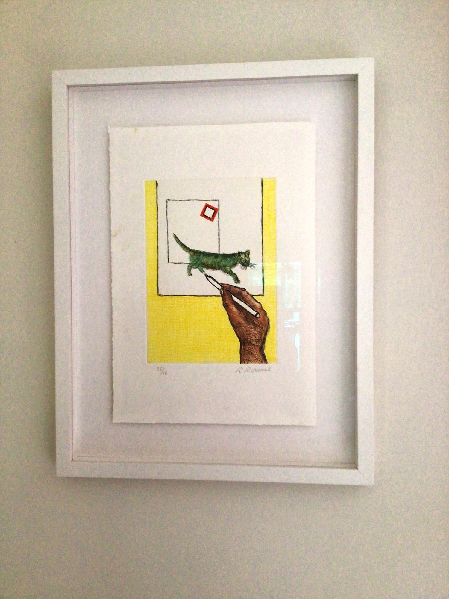 Roger Raveel - Oscar en de blijde dood verkocht voor € 500!