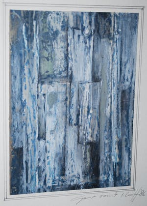 Gert van 't Hoff - abstract werk uit 1986 kopen? Bied vanaf 45!