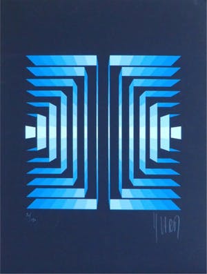 Jean Pierre Yvaral - Rayonette bleu kopen? Bied vanaf 45!