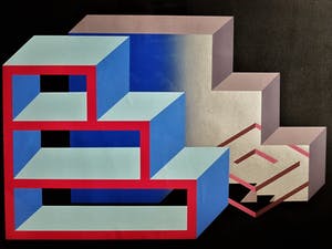 Michael Challenger - Intrigerende Unica OP-Art Lithografie "August in Tooley street" AP exemplaar! kopen? Bied vanaf 25!