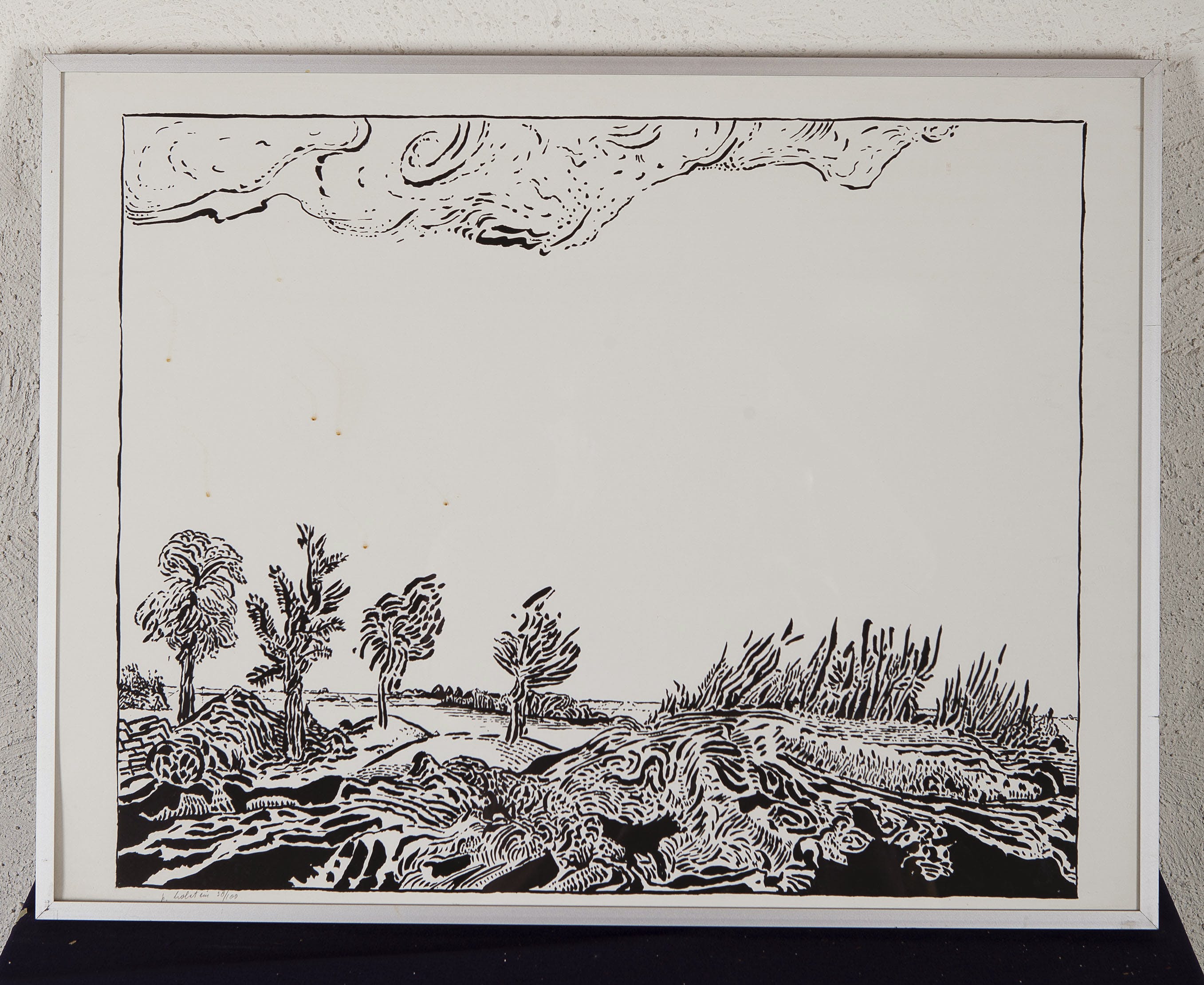 Pieter Holstein - Zonder Titel - ed. 38/100 - Lithografie op papier kopen? Bied vanaf 10!