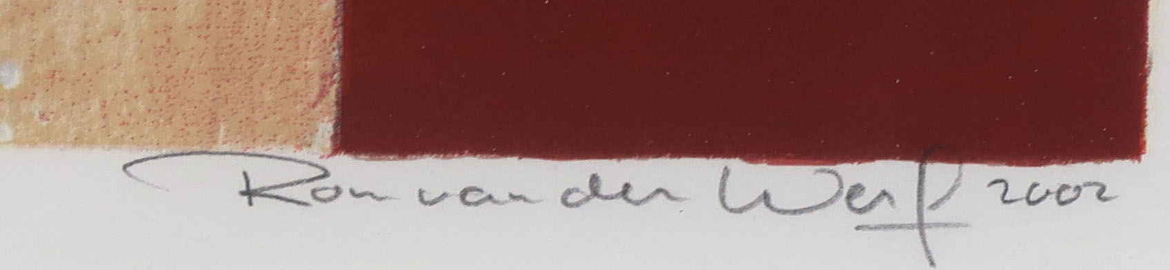 Ron van der Werf - Zeefdruk, Assemble II - Ingelijst kopen? Bied vanaf 50!