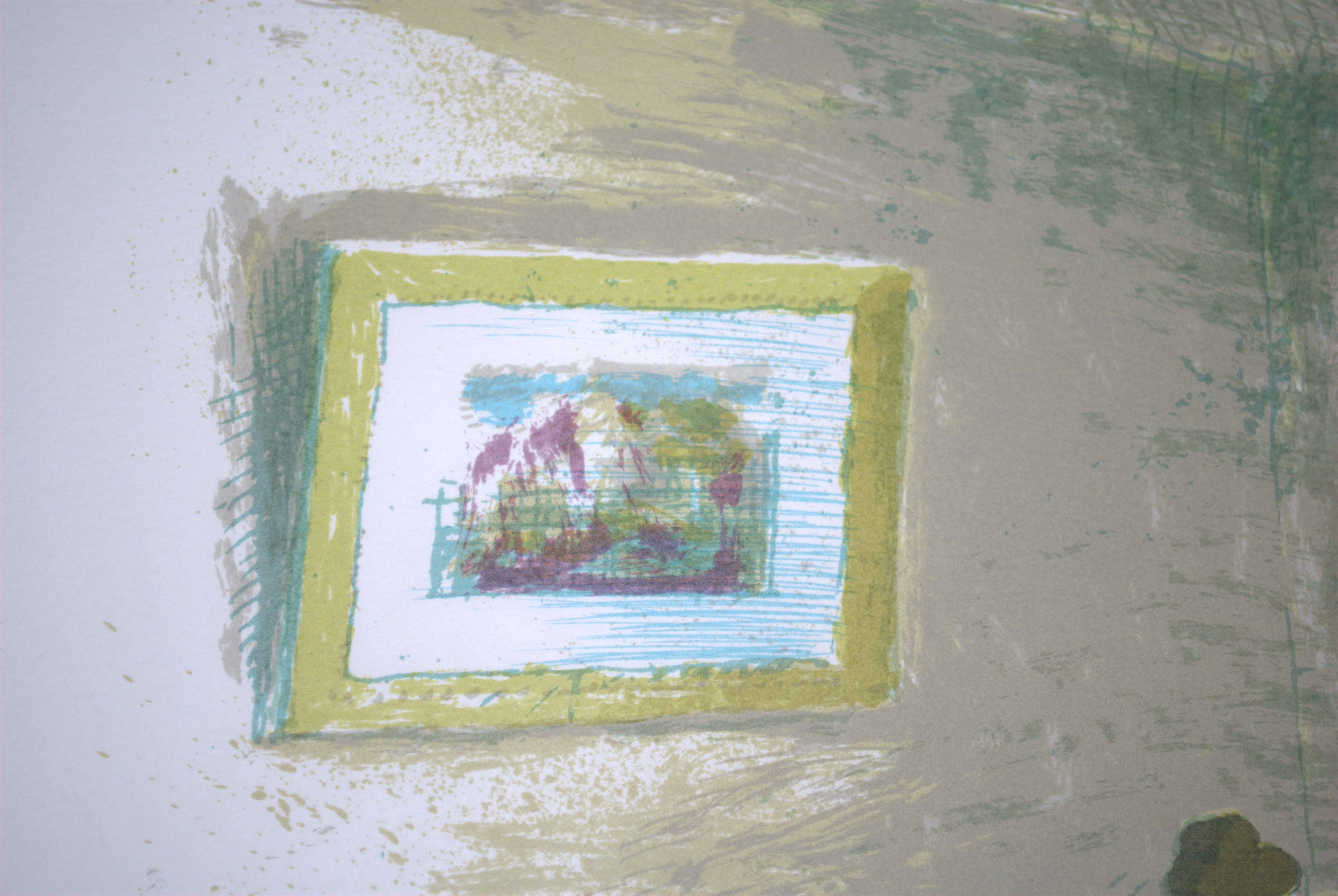 Herman Berserik - litho interieur slaapkamer "Renoupres" kopen? Bied vanaf 90!