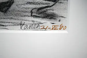 Frits Vanen - abstract landschap 1980 - zuurvrije inlijsting kopen? Bied vanaf 75!