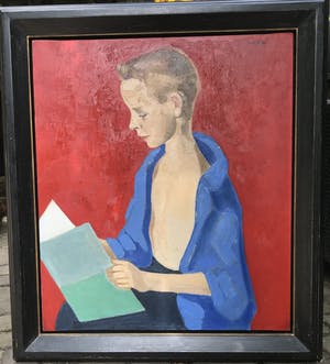 Theo Bitter - Lezende jongen kopen? Bied vanaf 750!