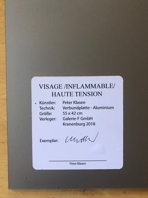 Peter Klasen - Visage/Inflammable/Haute tension kopen? Bied vanaf 100!