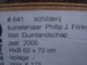 Philip Frinks - Duinen in de sneeuw kopen? Bied vanaf 100!