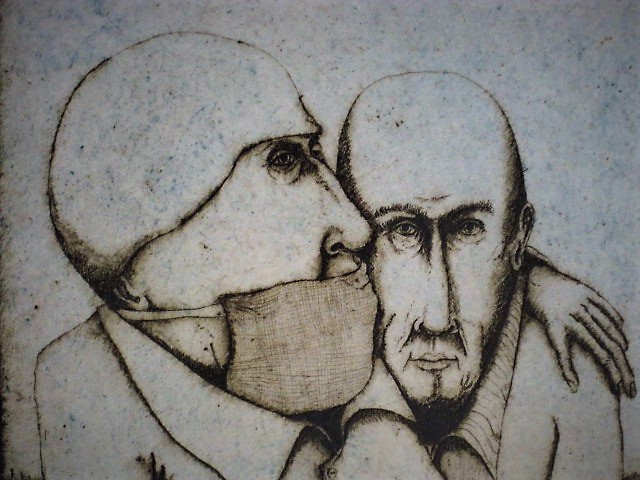 Sjef Henderickx - uitgesproken Kleur Ets "de Baviaan" gesigneerd en gedateerd  kopen? Bied vanaf 1!