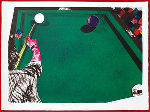 Jacqueline de Jong - Biljart, litho kopen? Bied vanaf 40!