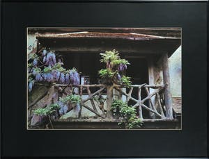 Paul Huf - Foto, Blauwe regen - Ingelijst kopen? Bied vanaf 1!