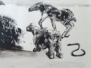 Louis Vorkink - Gemengde techniek kopen? Bied vanaf 45!