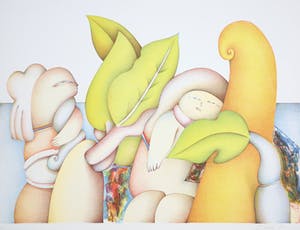 Jorg Reme - Litho, Z.T. Figuren kopen? Bied vanaf 20!