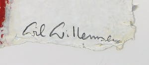 Wil Willemsen - Zeefdruk, Conversation - Ingelijst (Groot) kopen? Bied vanaf 35!