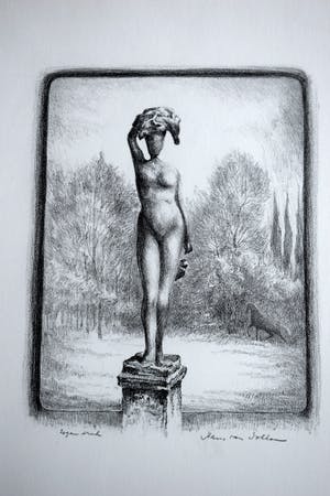 Hans van Dokkum - Standbeeld op Zuil kopen? Bied vanaf 50!