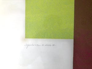 Rolf Adel - Symbool 3 - Lithografie, Ingelijst kaufen? Bieten Sie von 45!